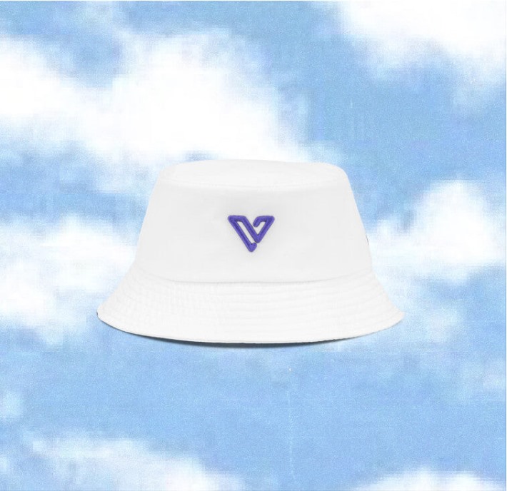vessi_uk_bucket_hat_purple_on_white.jpg Vessi Uk Bucket Hat Purple On White - Image 1