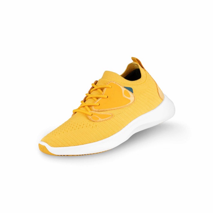 vessi_uk_honey_yellow_womens_everyday_move.jpg Vessi Uk Honey Yellow Women's Everyday Move - Image 1